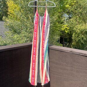 En Creme Guatemalan style dress, Size S